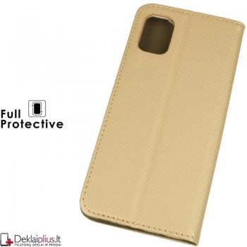 Telone smart magnet atverčiamas dėklas - auksinės spalvos (GALAXY NOTE 10 LITE) Telone smart magnet atverčiamas dėklas - auksinės spalvos (GALAXY NOTE 10 LITE)